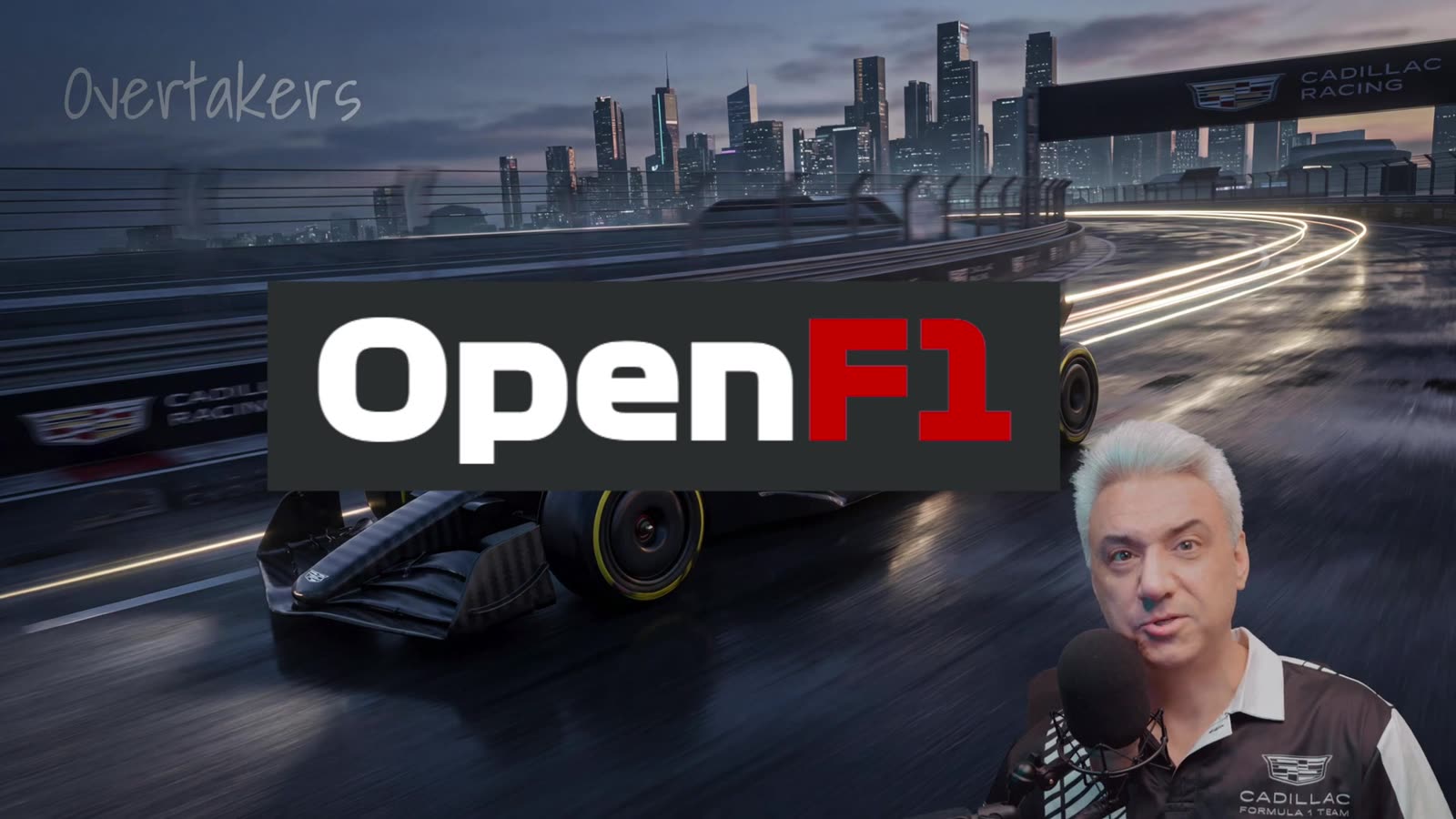OpenF1 logo on screen — the open-source API used for the data dive